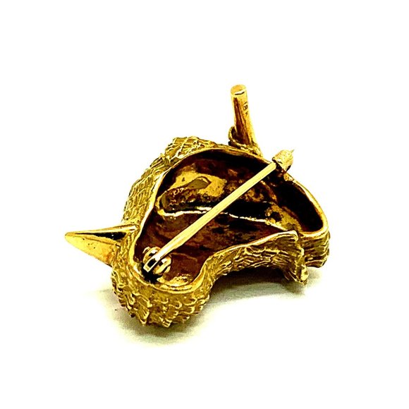 Cartier 18K Yellow Gold Ruby Diamond Bird Brooch Pin Vintage Rare Estate… - Picture 11 of 13